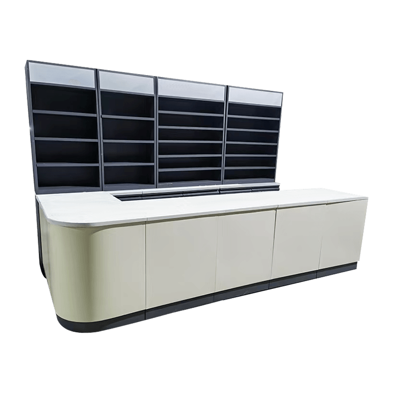 Compteurs d'affichage de caisse de dépanneur de stockage de grande capacité